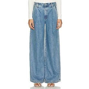 $268 New Agolde Ellis Trouser Jeans in Baffle - 24